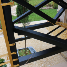 Création de pergola avec toiture véranda en PVC Bondues